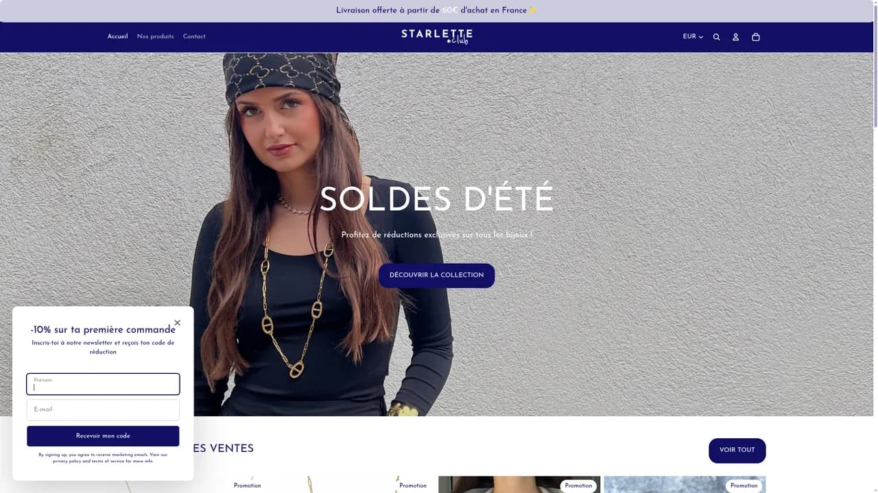 Screenshot de Starlette Club
