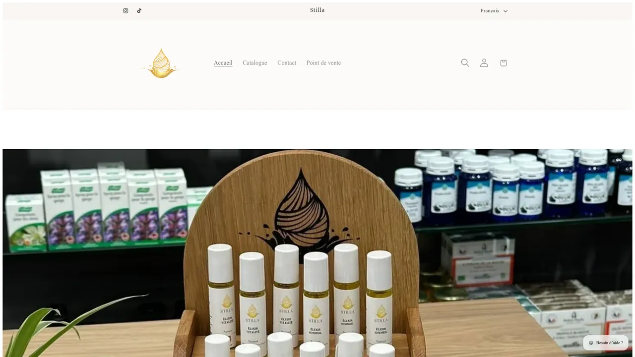 Aperçu du site Stilla Oils