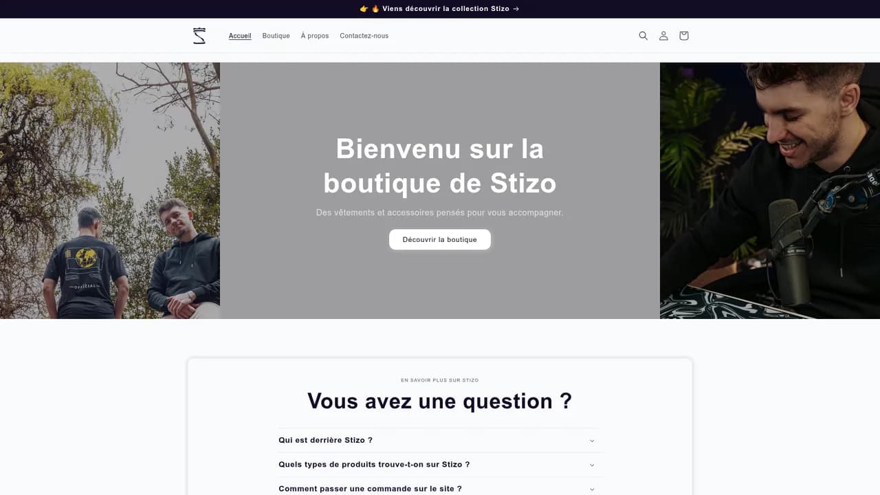 Screenshot de Stizo Boutique