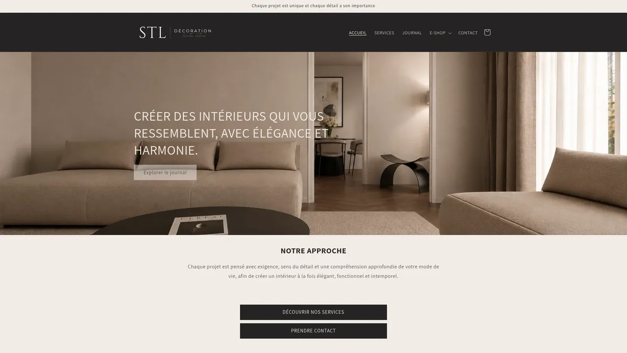 Screenshot de STL DÉCORATION