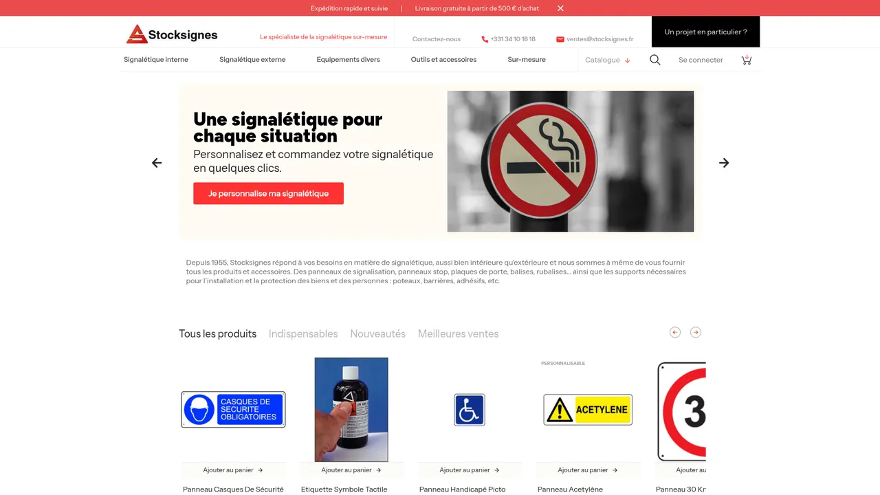 Screenshot de STOCKSIGNES
