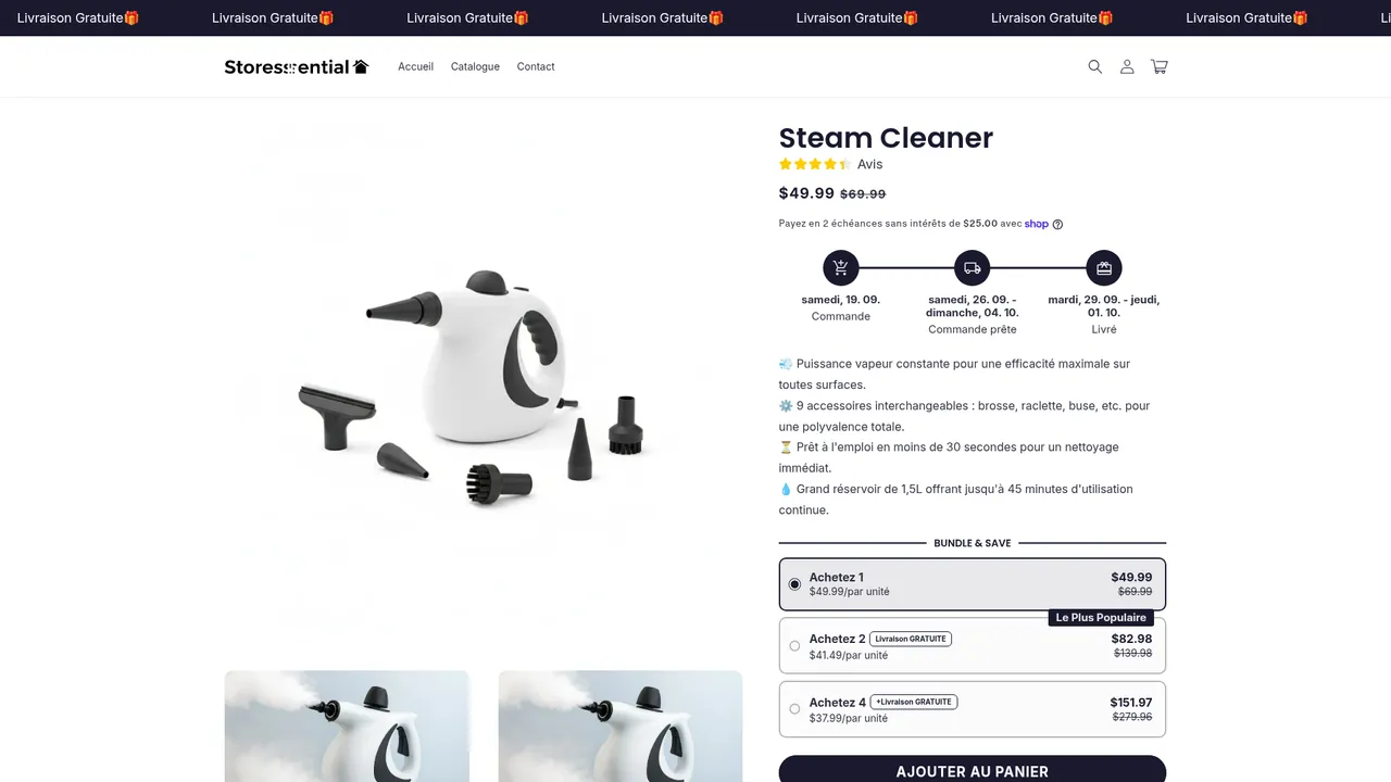 Screenshot de Storessential