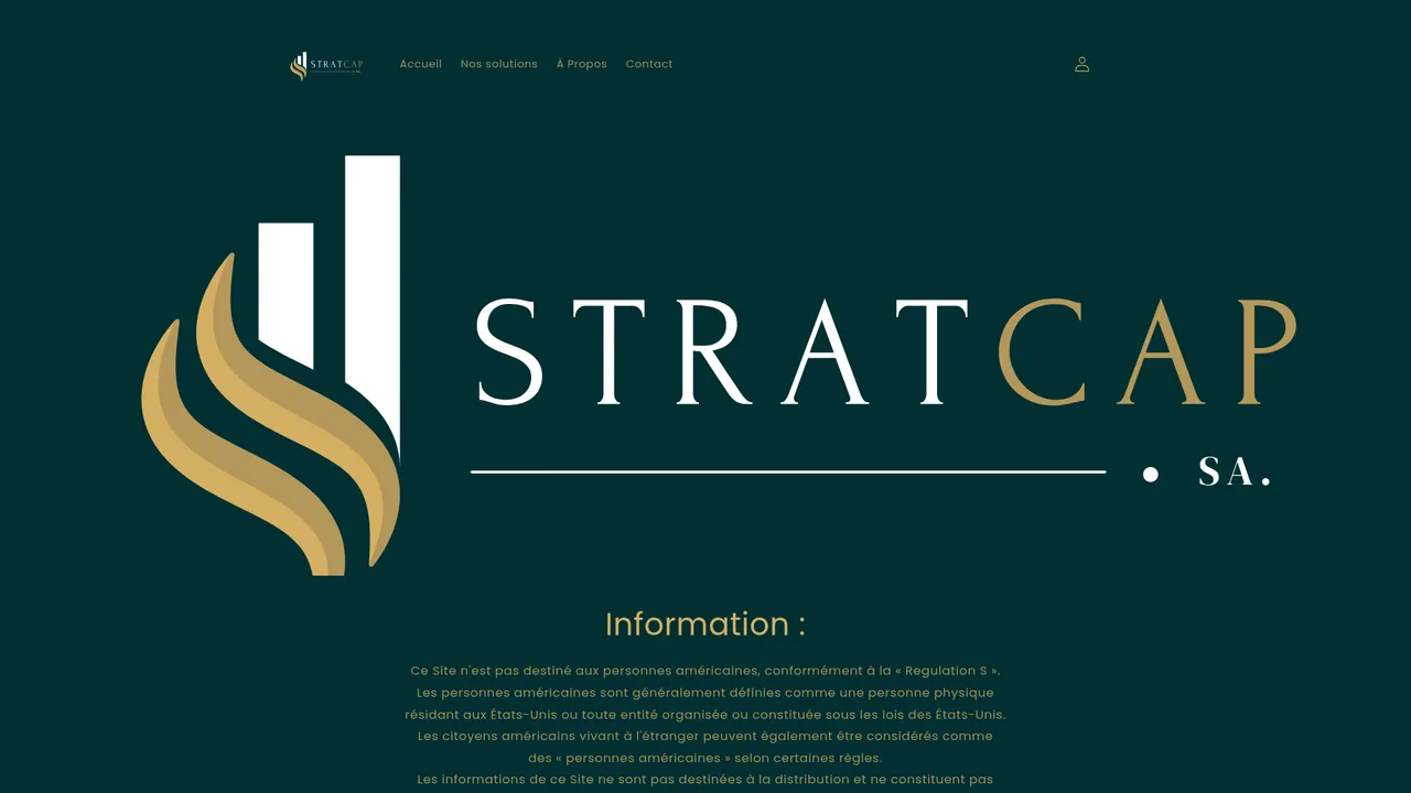 Screenshot de stratcapsa.ch