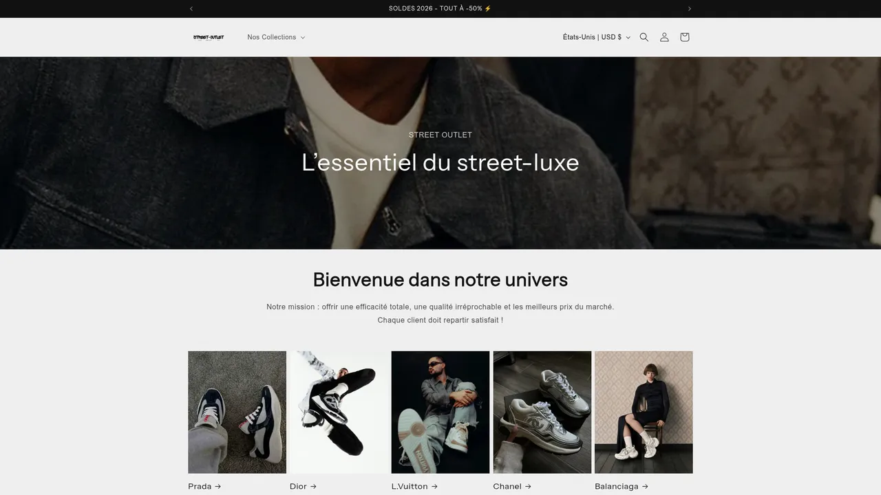 Screenshot de Street Outlet