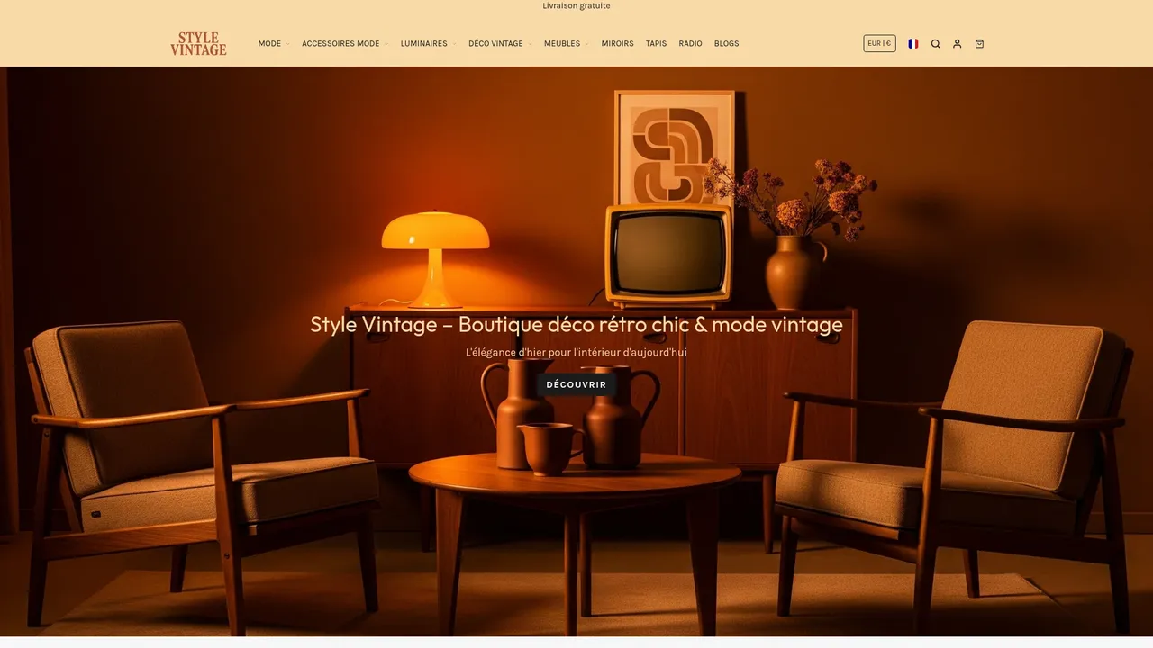 Screenshot de StyleVintage™