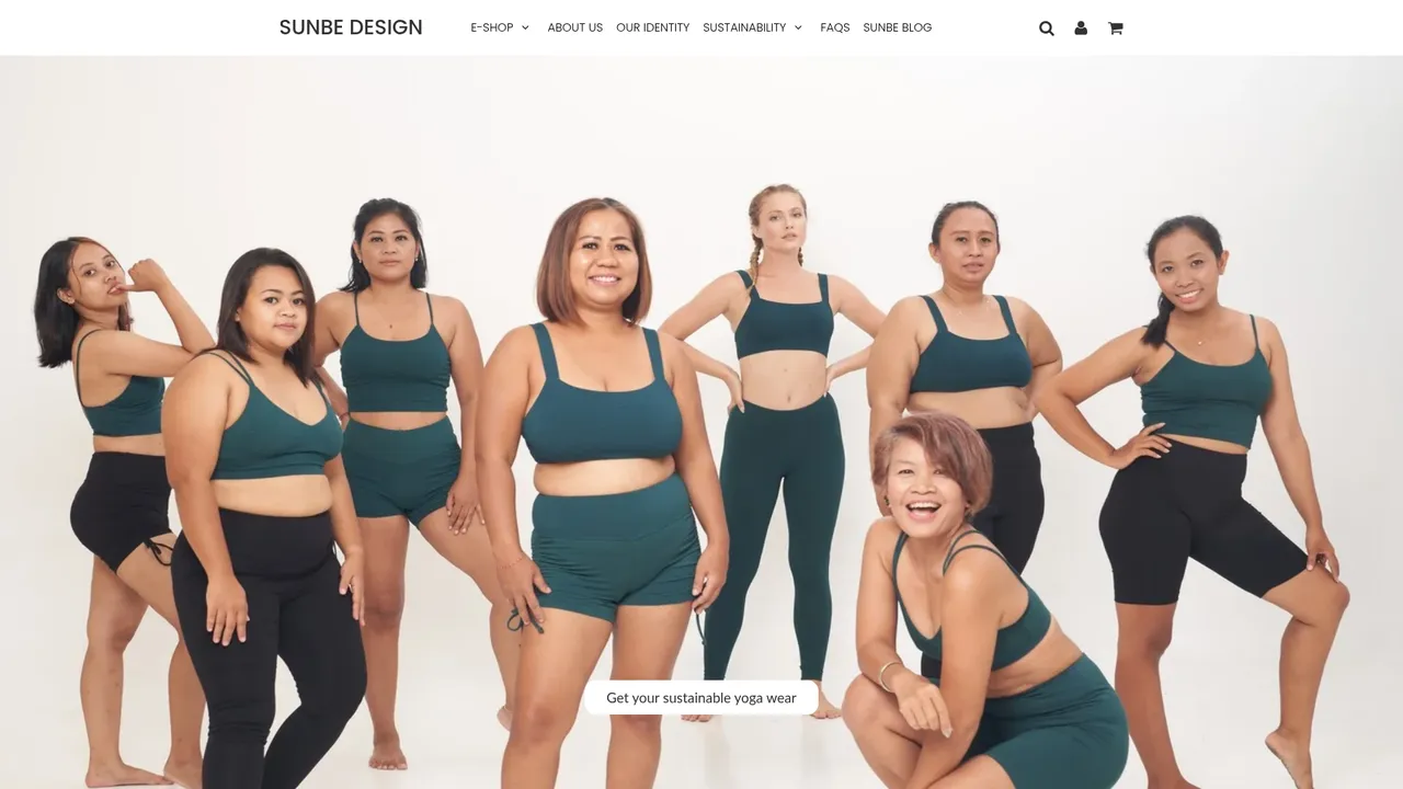 Aperçu du site SUNBE DESIGN