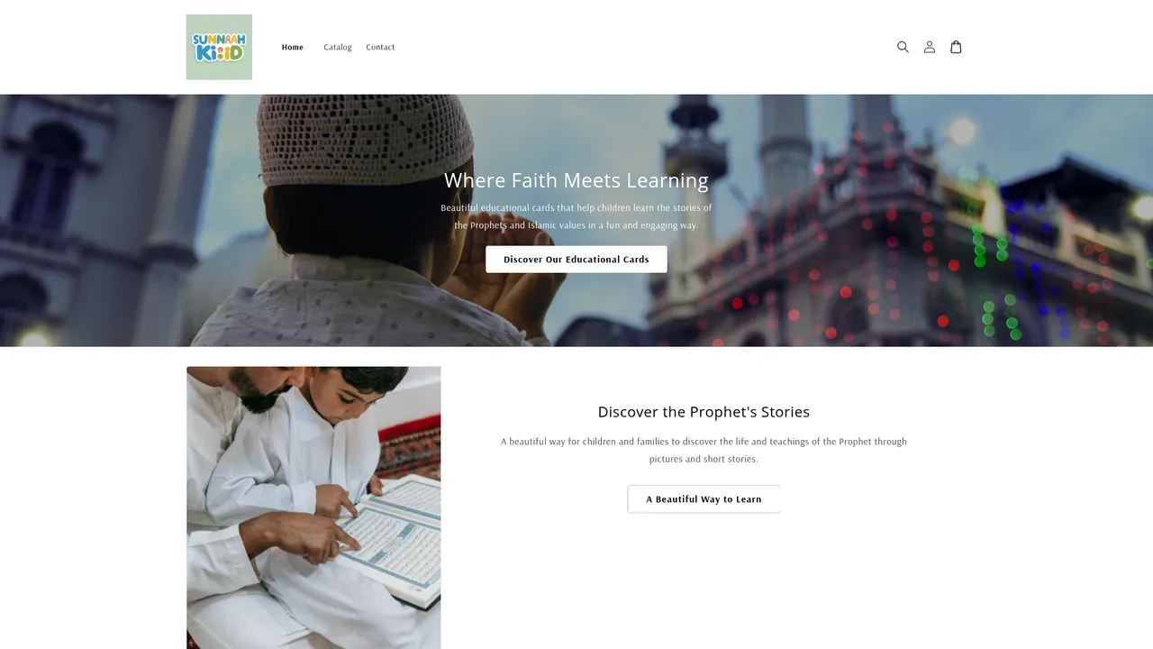 Aperçu du site Sunnahkids