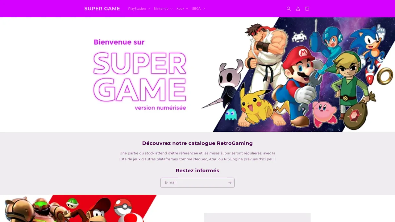 Screenshot de SUPER GAME