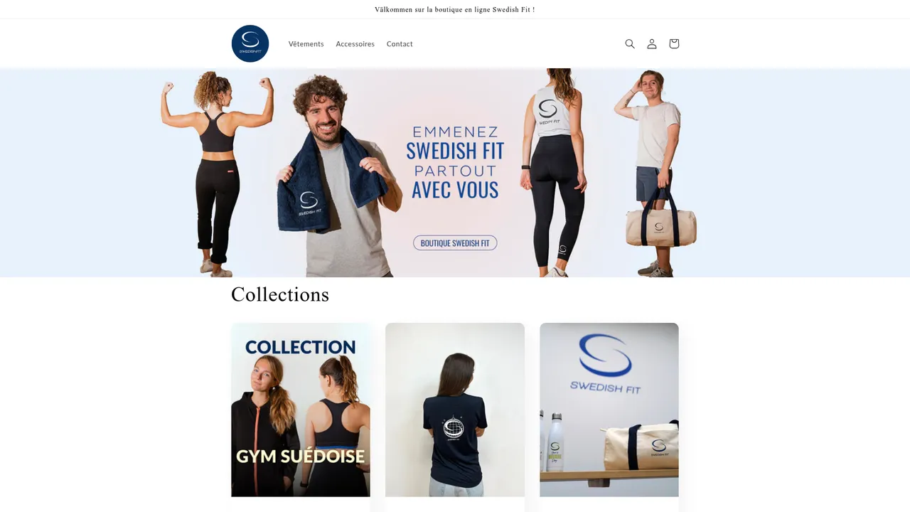 Screenshot de Swedish Fit Boutique