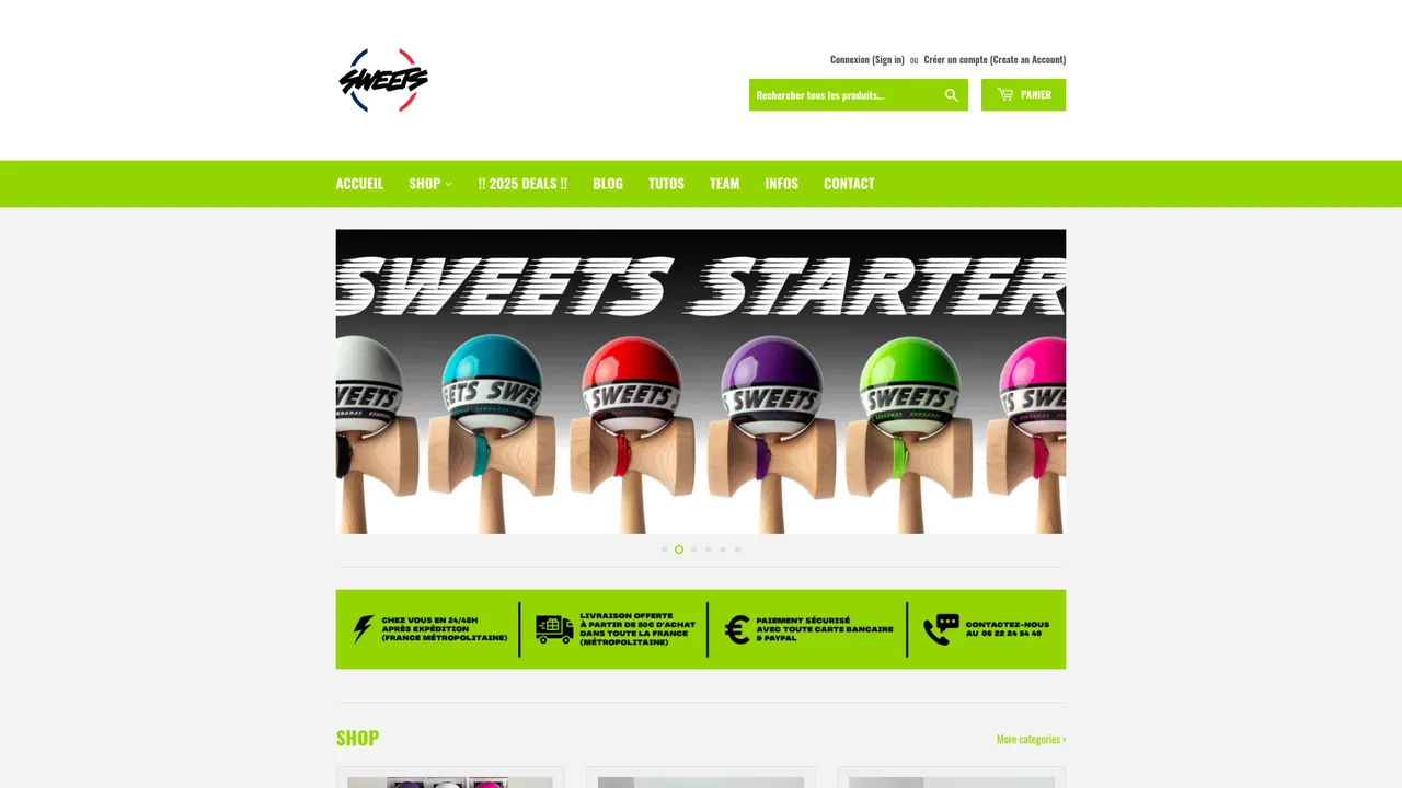 Screenshot de sweetskendamas.france