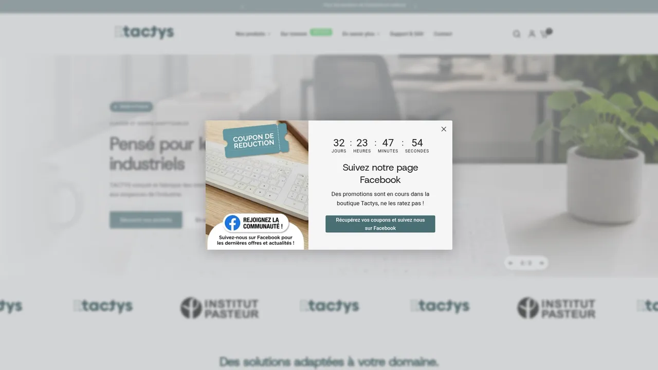 Screenshot de tactys.com