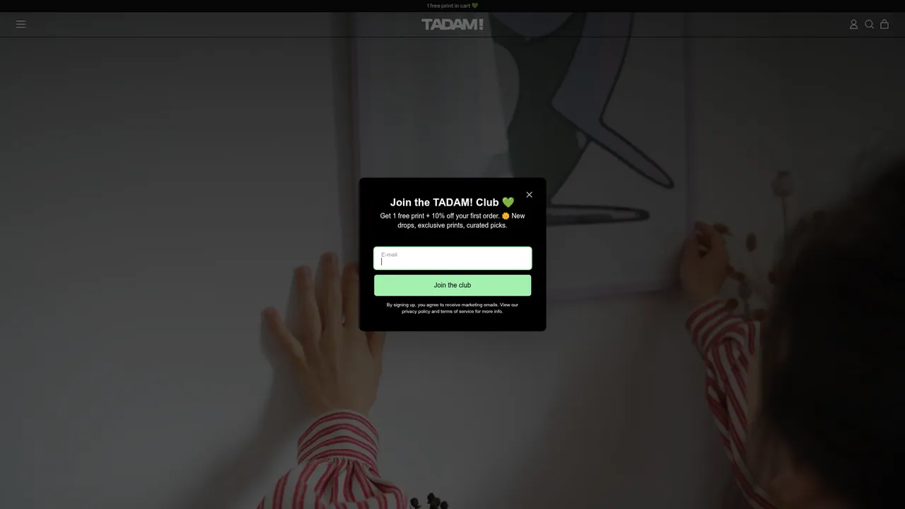 Screenshot de TADAM!