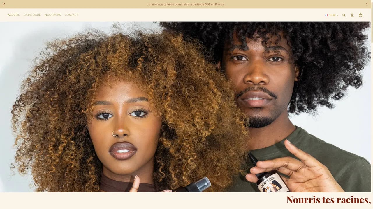Screenshot de TBG HairCare