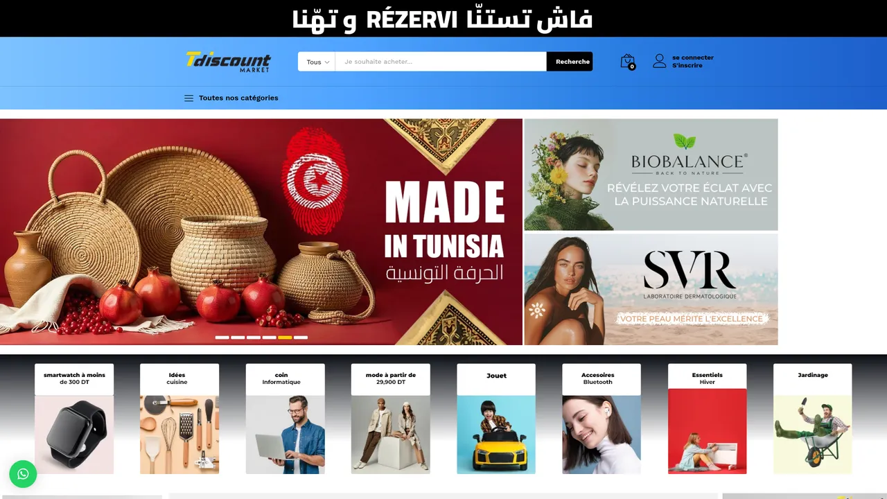 Aperçu du site Tdiscount
