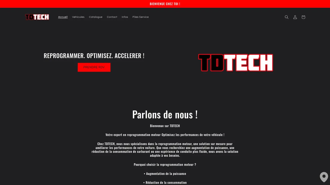 Screenshot de TDTECH
