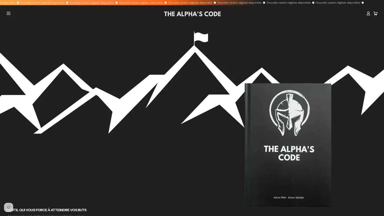 Screenshot de the-alphas-code.com