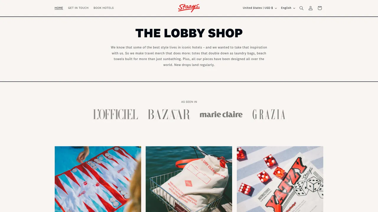 Screenshot de The Lobby Shop by Staays