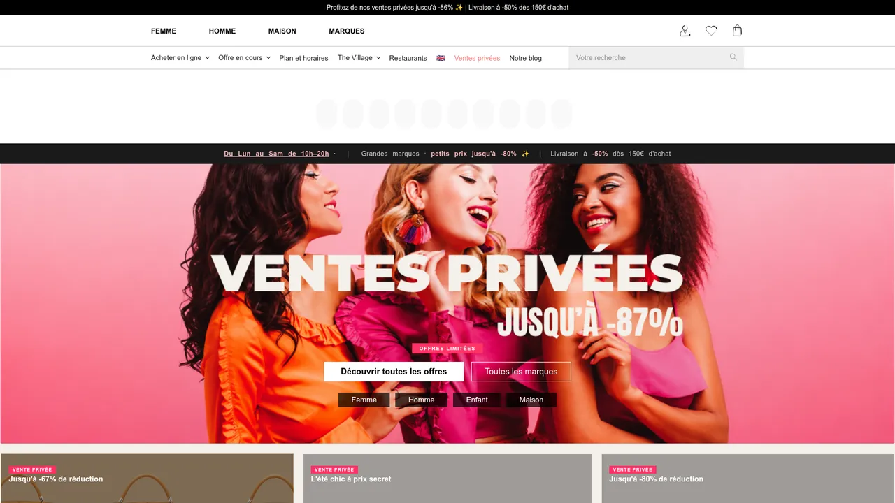 Screenshot de The Village Outlet