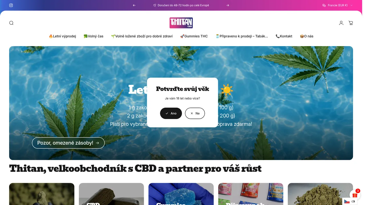 Aperçu du site Thitan CBD