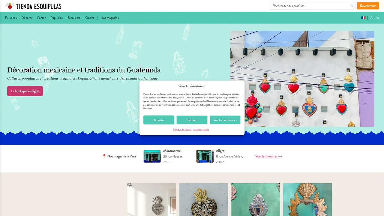 Screenshot de Tienda Esquipulas