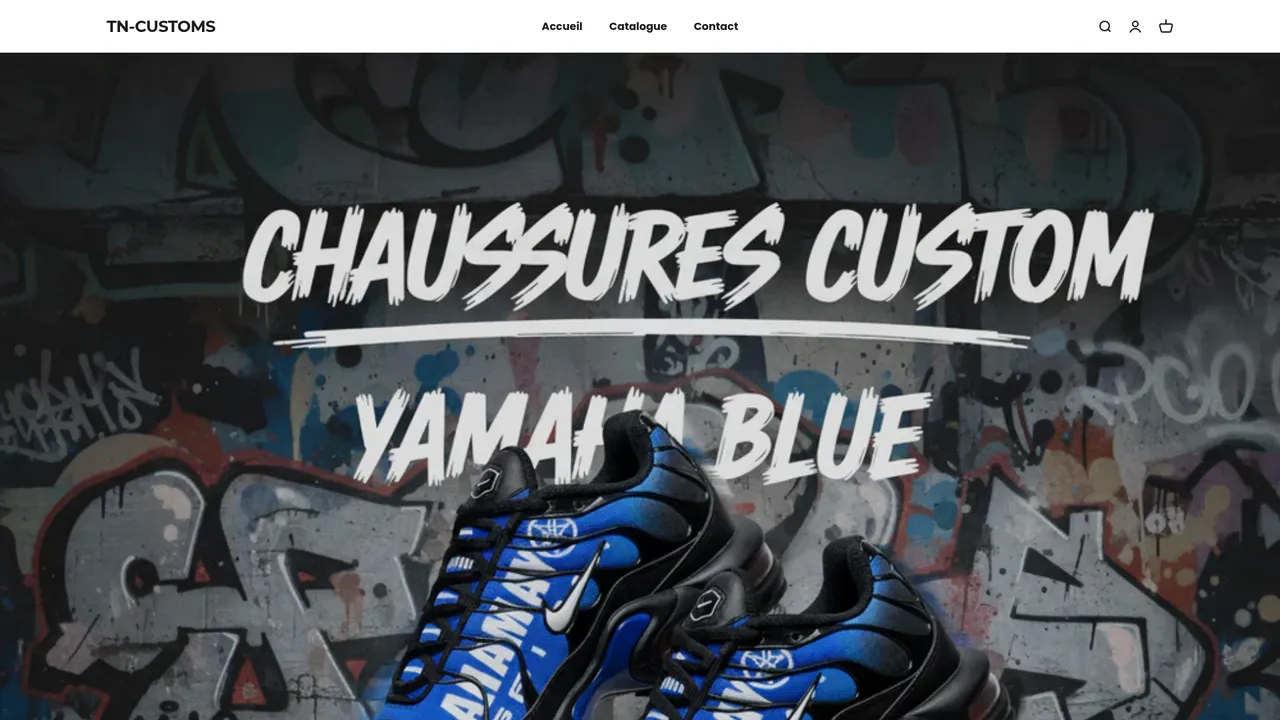 Screenshot de TN-CUSTOMS