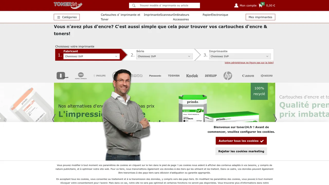 Screenshot de toner24.fr
