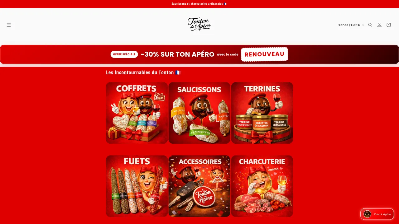 Screenshot de tontondelapero.fr
