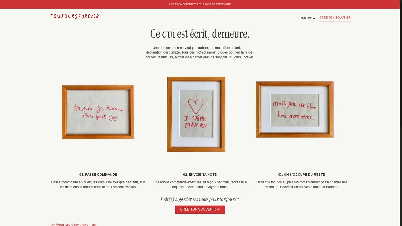 Screenshot de Toujours Forever