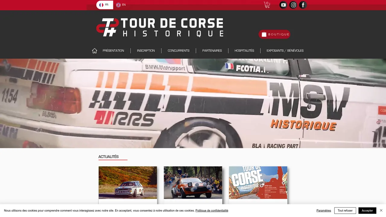 Aperçu du site TOUR DE CORSE HISTORIQUE