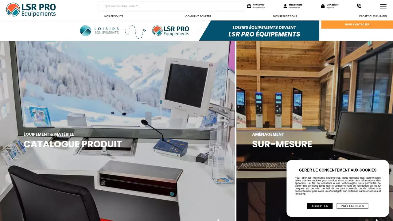 Screenshot de LoisirsEquipements, tout pour le guichet