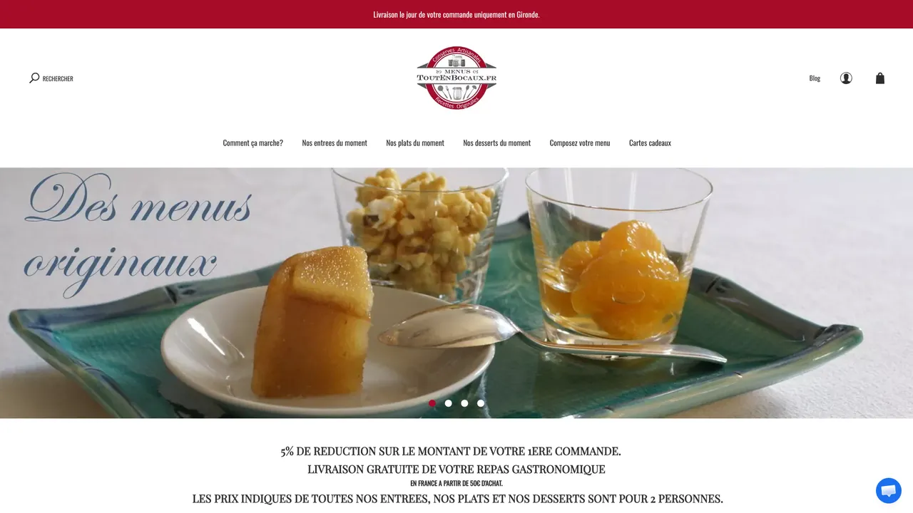 Aperçu du site toutenbocaux