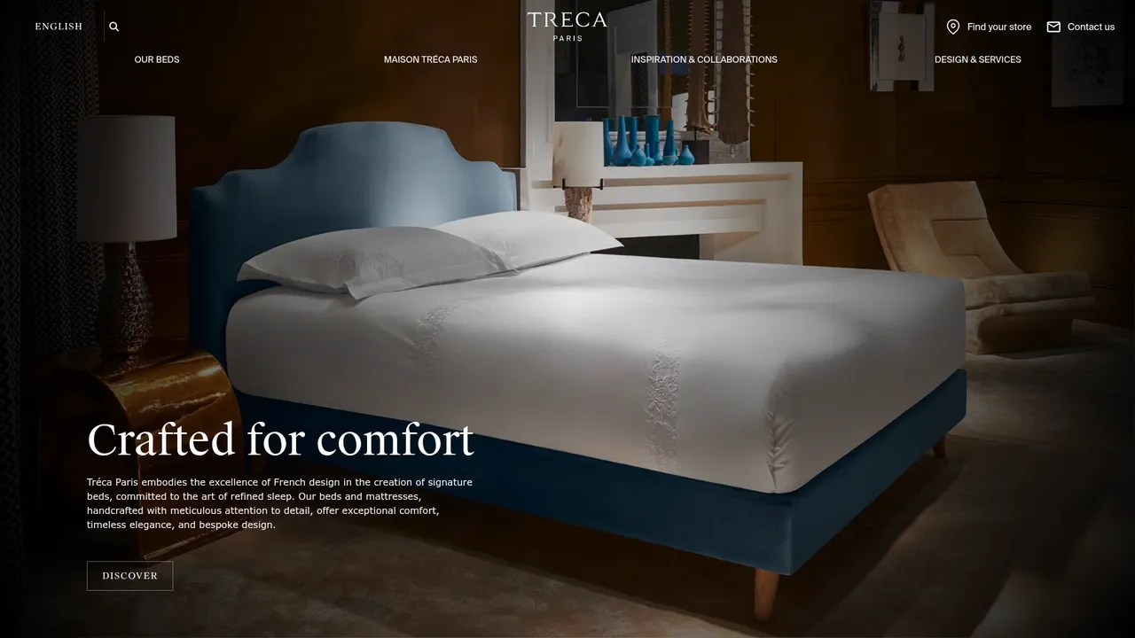 Aperçu du site Treca