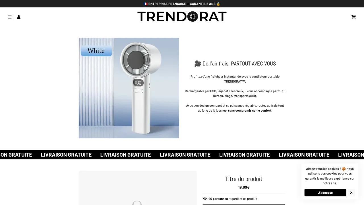 Screenshot de Trendorat