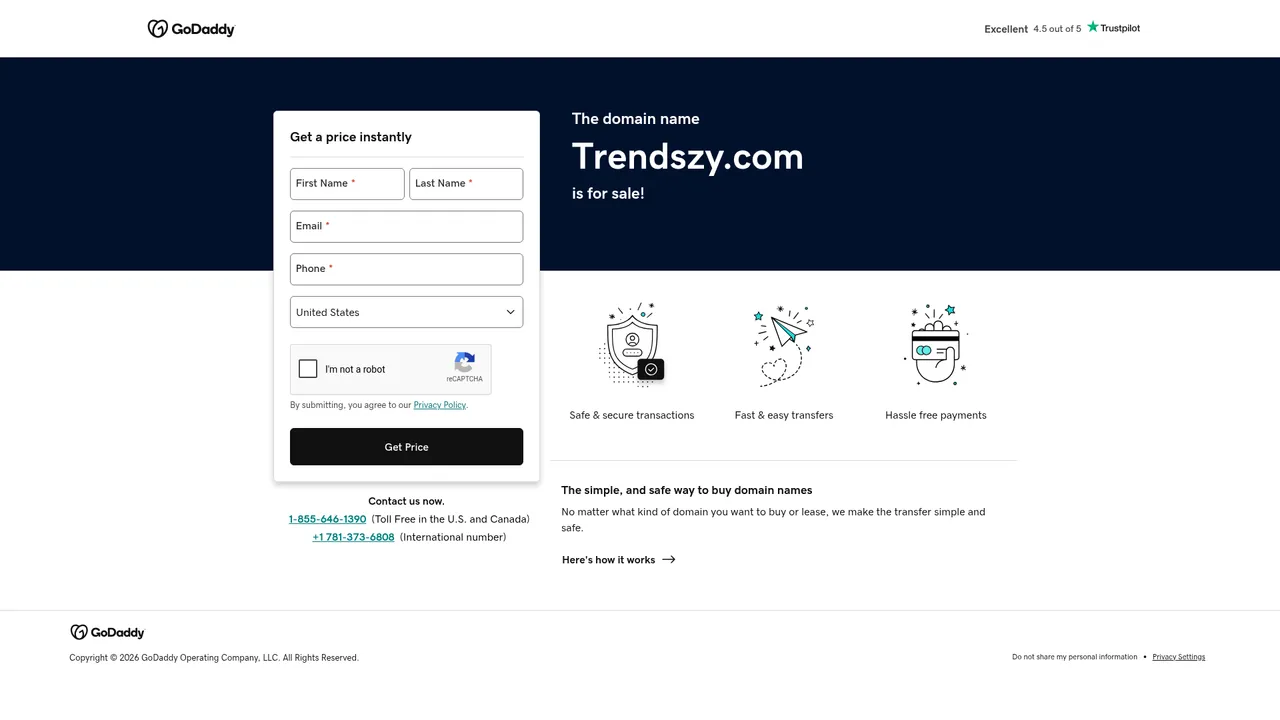 Aperçu du site Trendszy : produits ÉNERGIE SOLAIRE.
