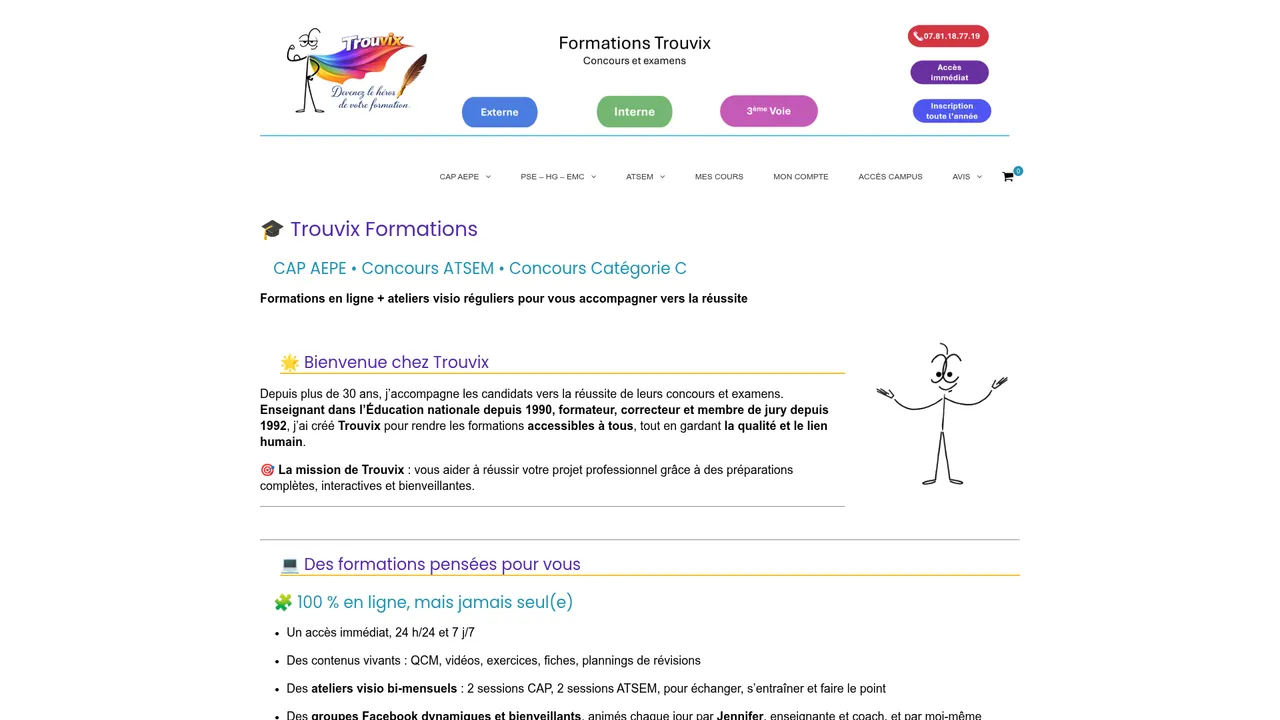 Screenshot de Trouvix