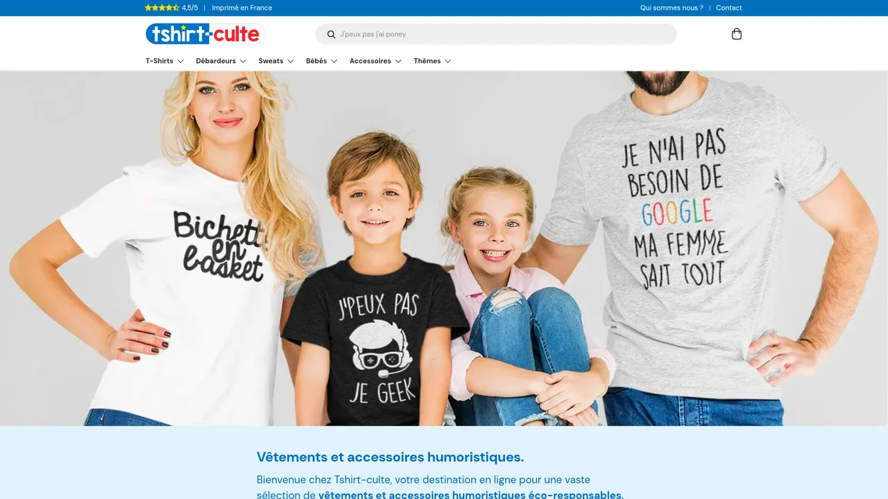 Screenshot de Tshirt-culte