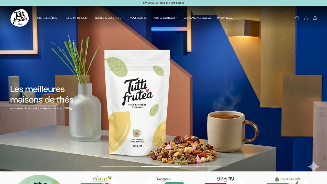 Aperçu du site tuttifrutea.com