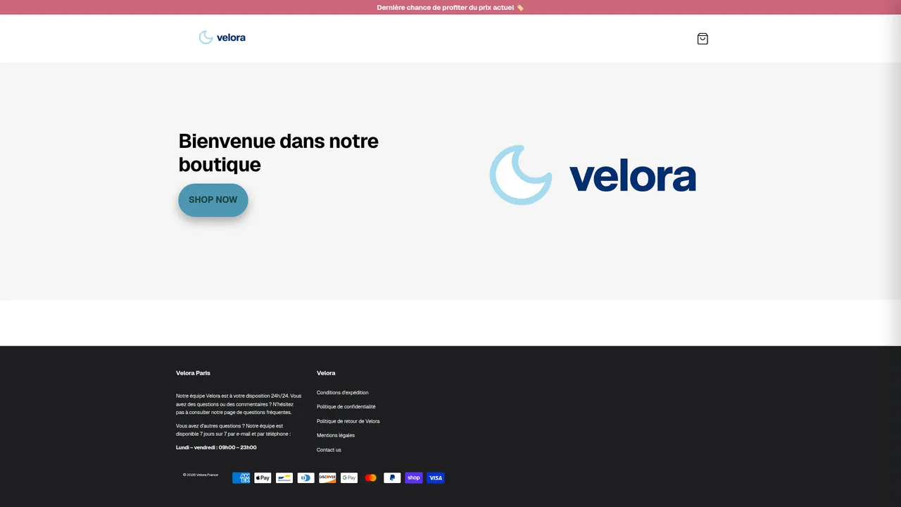 Screenshot de tuve-co.store