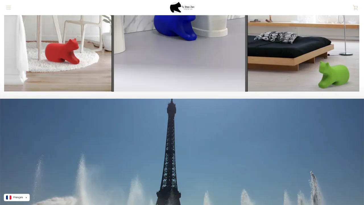 Screenshot de tysheezen.com