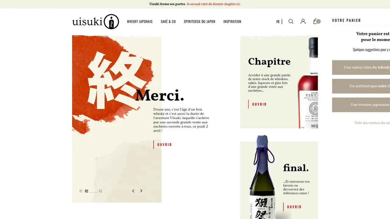 Aperçu du site Uisuki