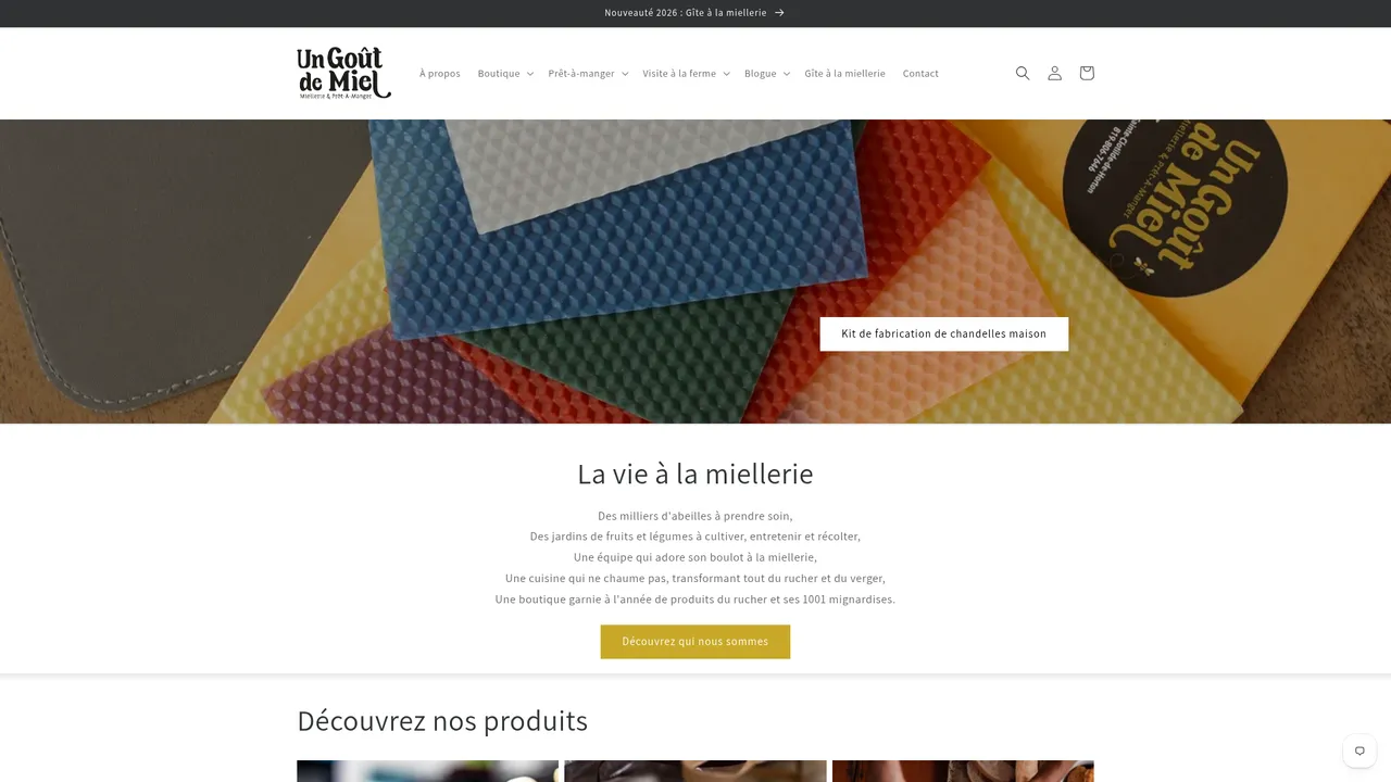 Screenshot de Un goût de miel