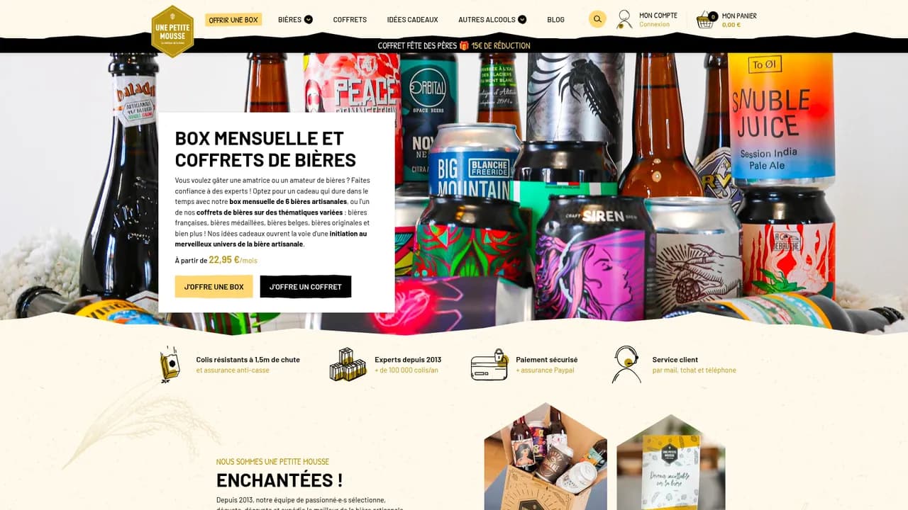 Aperçu du site unepetitemousse.fr