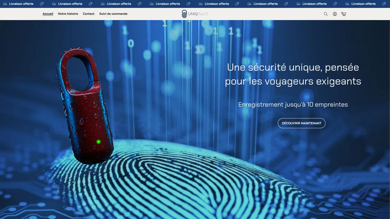 Screenshot de Uniqsafe