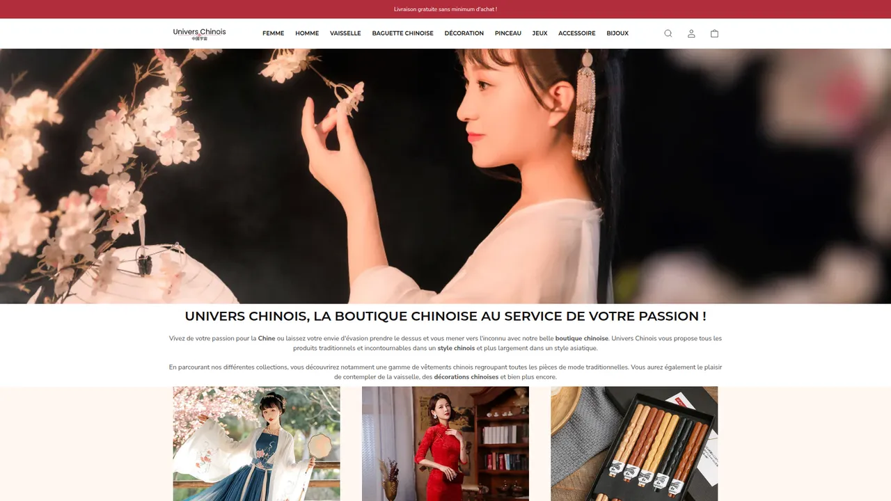 Aperçu du site Univers Chinois : La Huitième Merveille De Chine