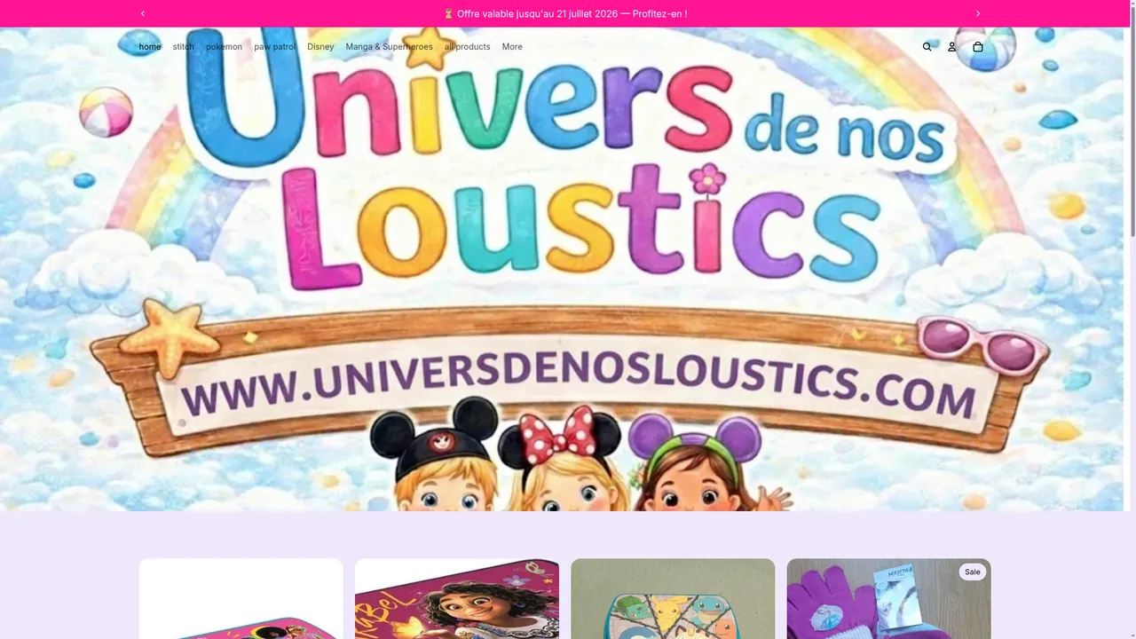 Screenshot de univers de nos loustics