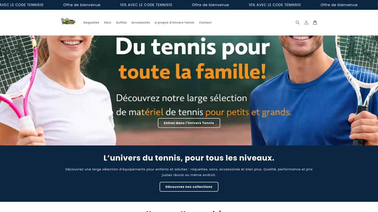 Screenshot de Univers tennis