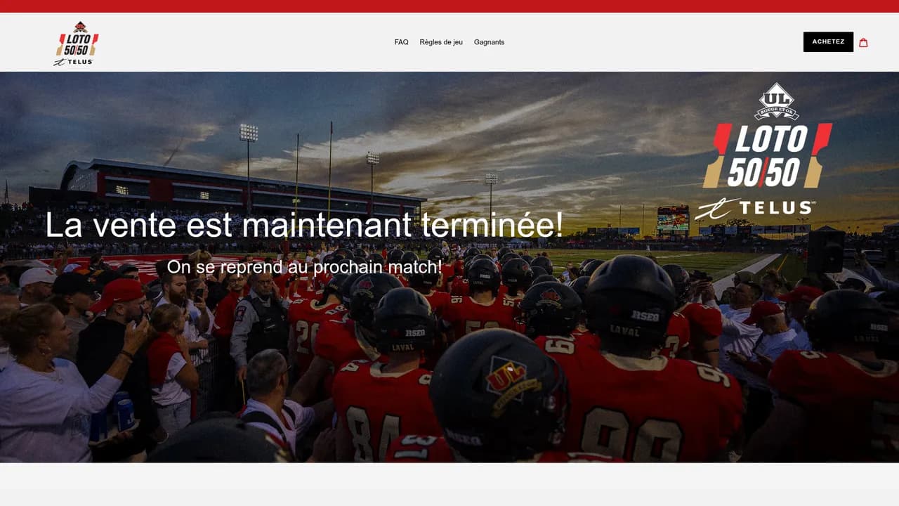 Aperçu du site Université Laval