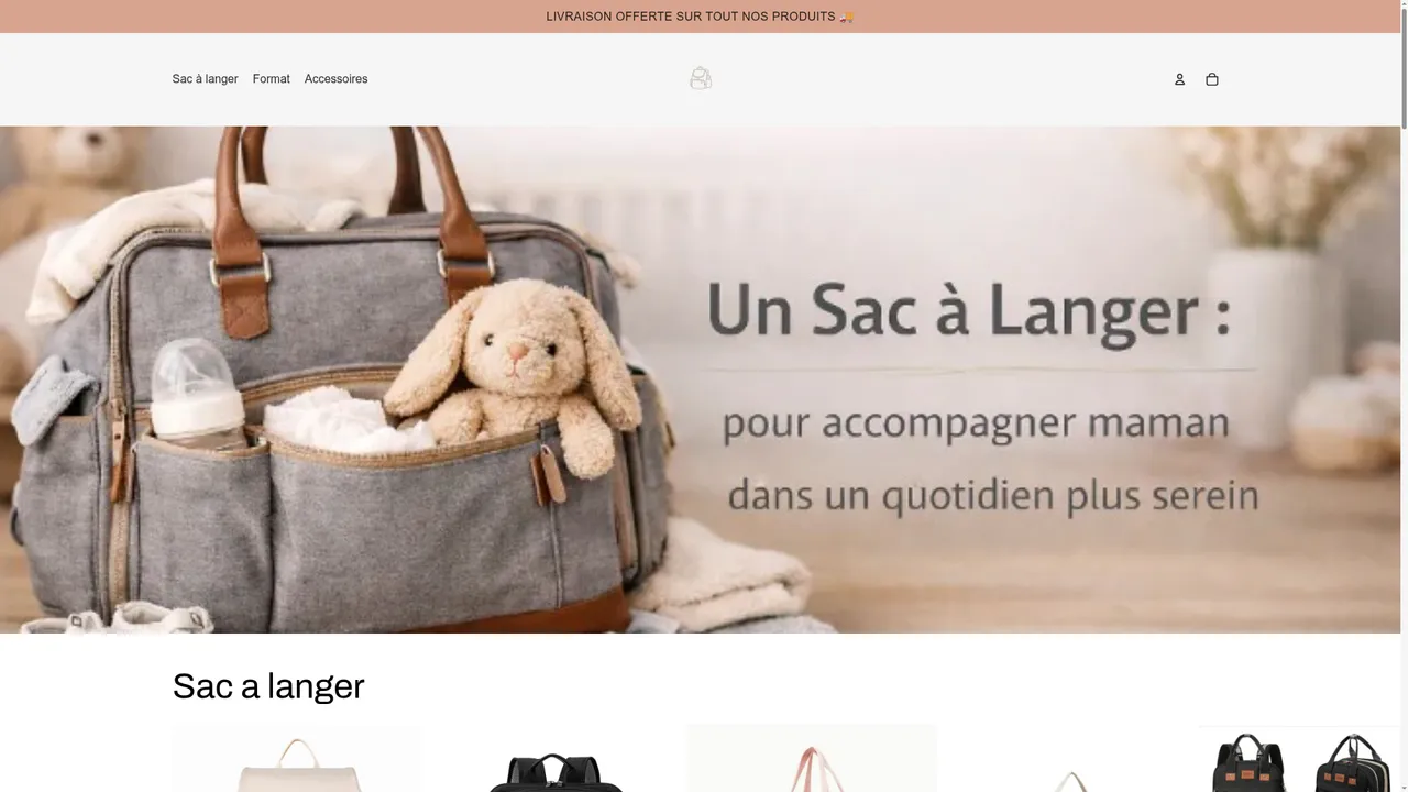 Aperçu du site UnSacaLanger