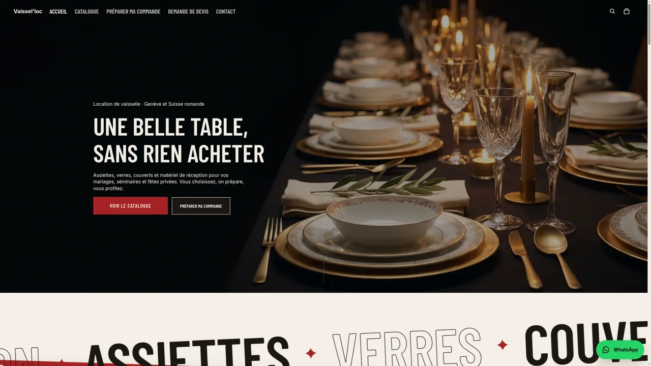 Screenshot de vaissel-loc.ch