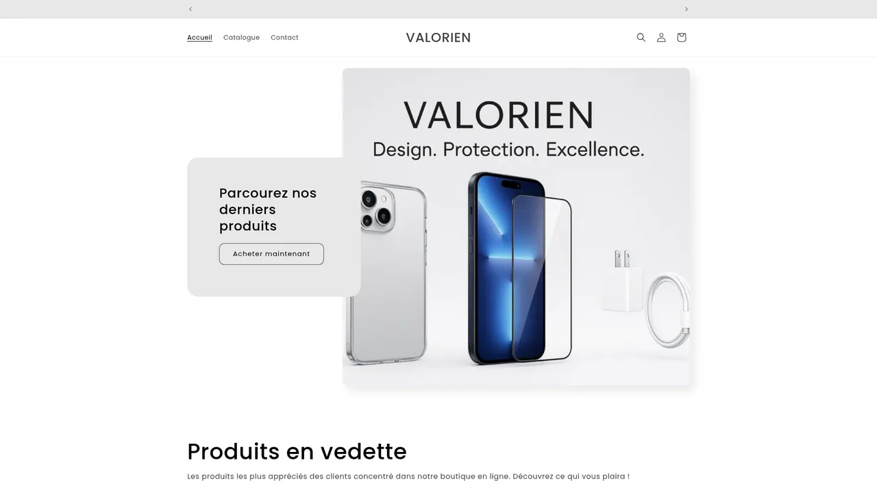 Aperçu du site valorien.fr